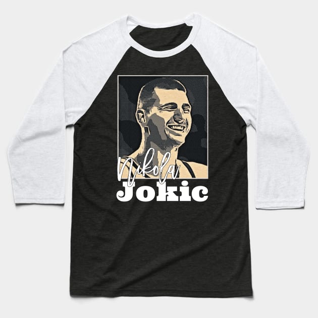 Nikola Jokic mvp Baseball T-Shirt by Zachariya420